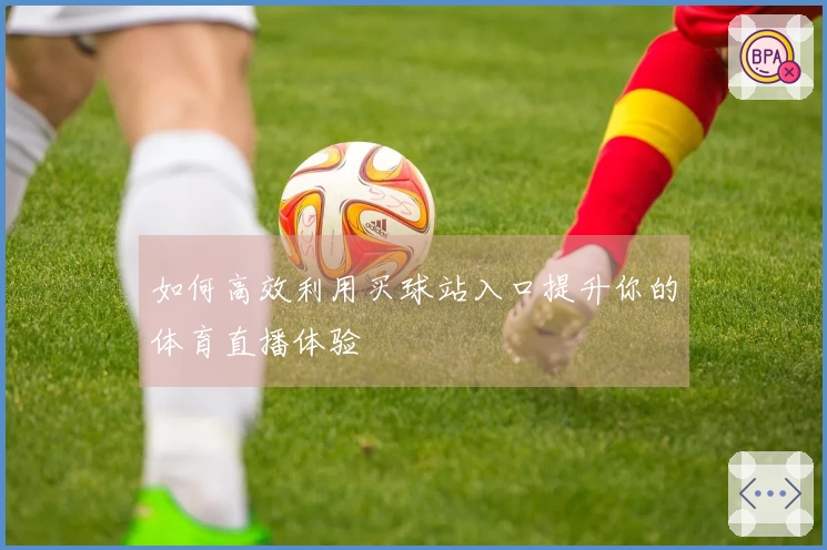 如何高效利用买球站入口提升你的体育直播体验